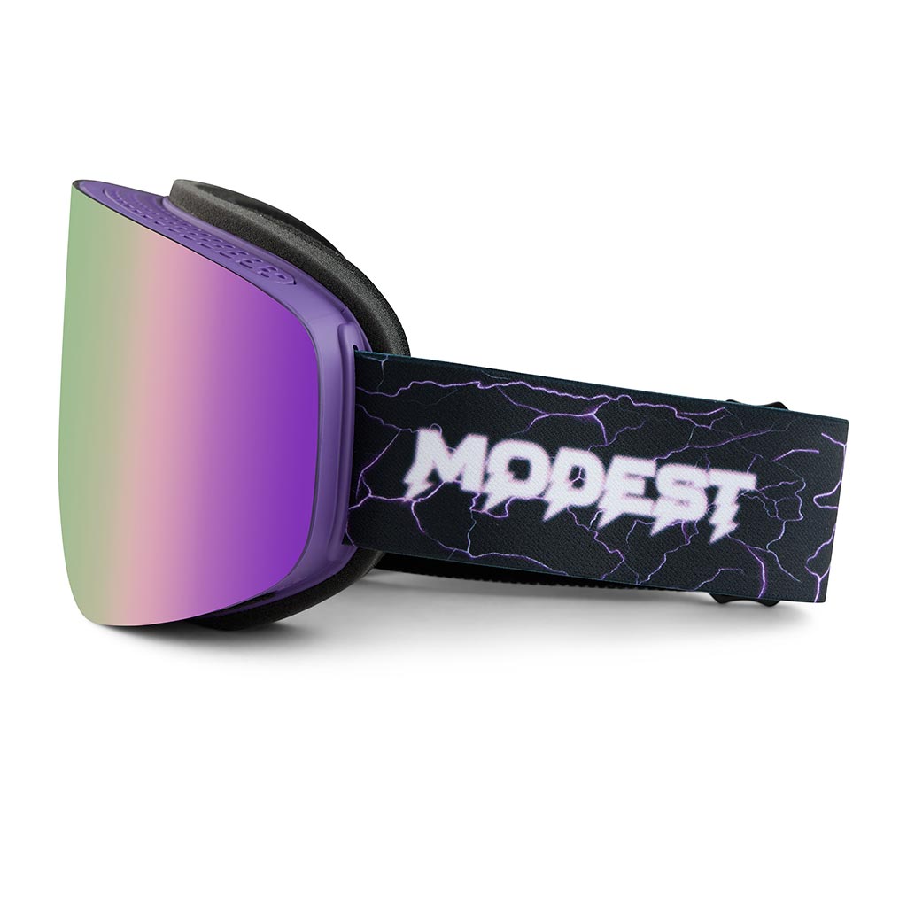 Modest Pulse Snow Goggle - Purple Lightning