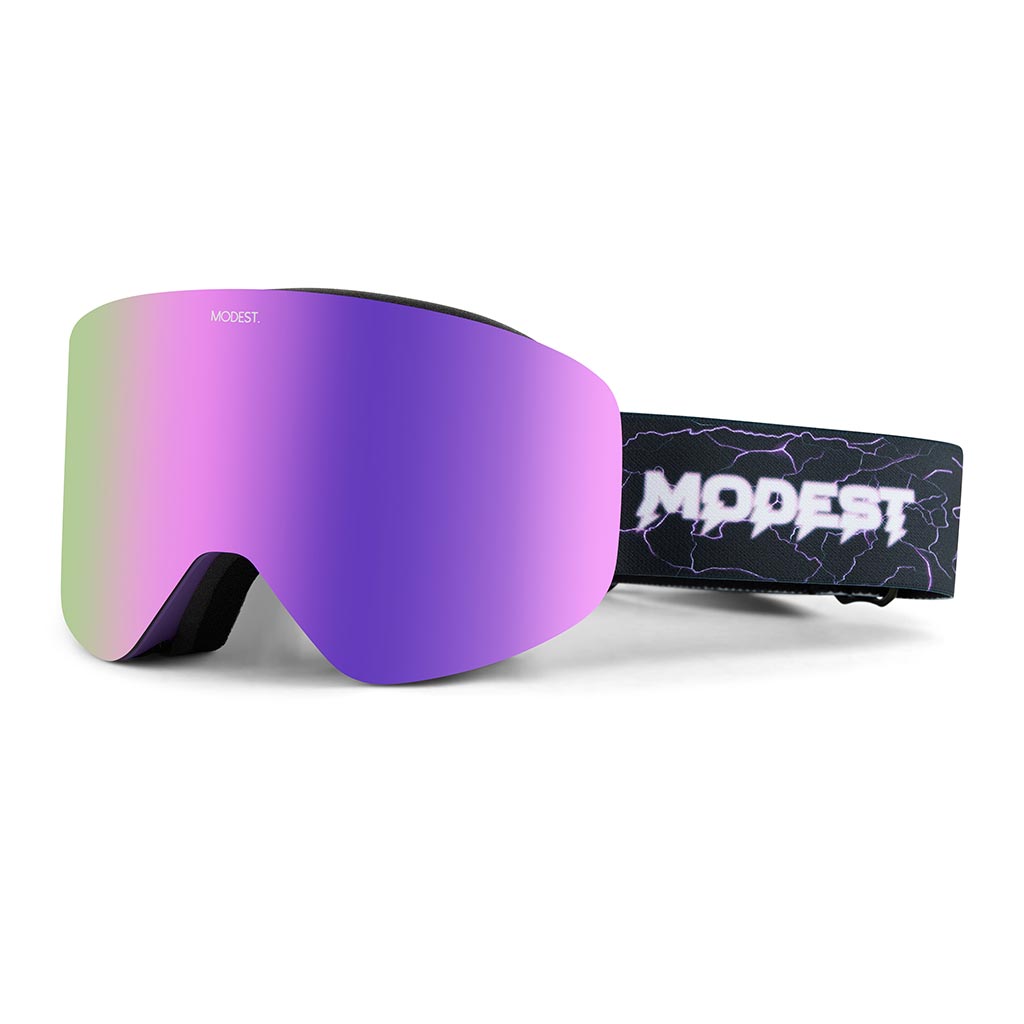 Modest Pulse Snow Goggle - Purple Lightning