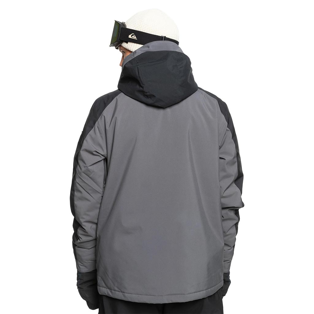 Quiksilver 2025 Mission Block Jacket - Dark Shadow