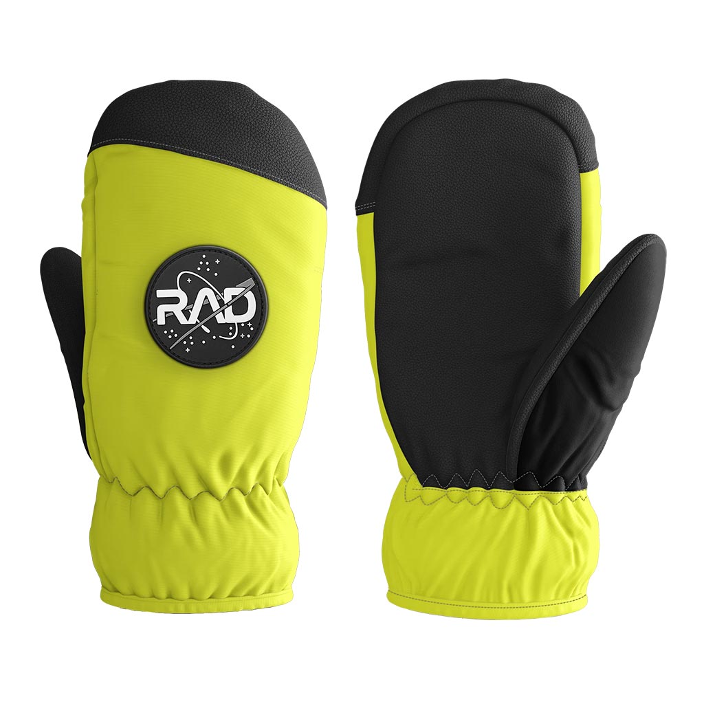 Rad Junior Mitten - Safety Yellow
