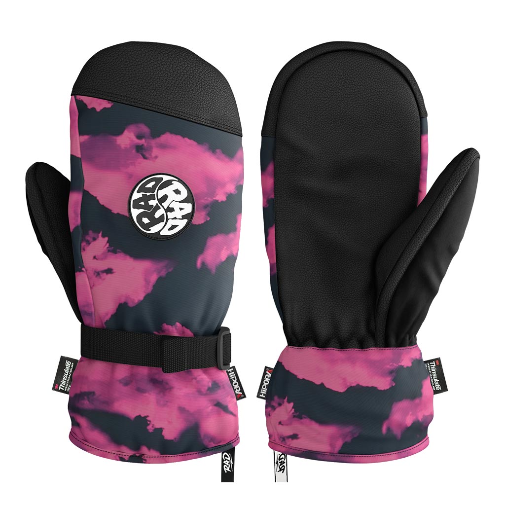 Rad Sidehit Mitten - Pink Clouds