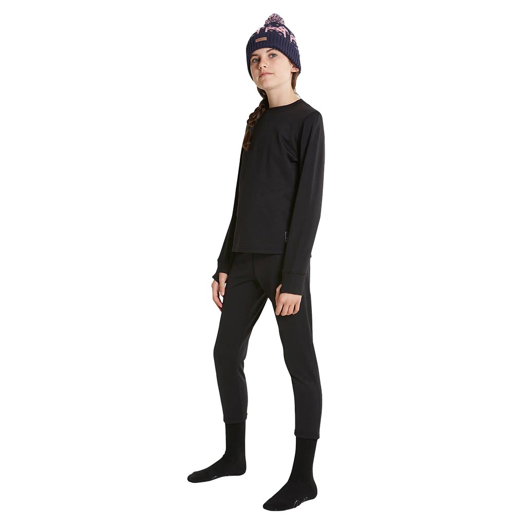 Rojo Girls Jyndie Crew Neck Top - Black
