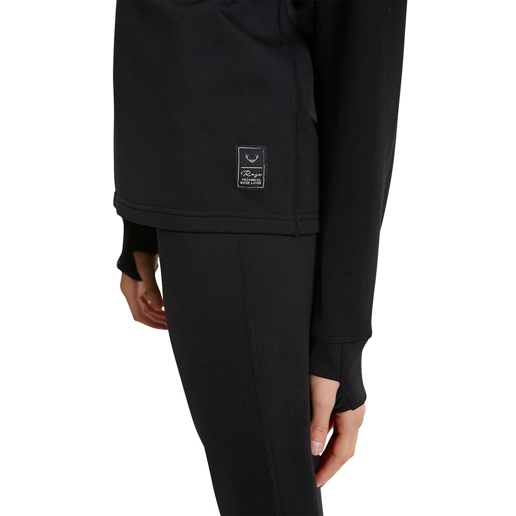 Rojo Girls Jyndie Crew Neck Top - Black