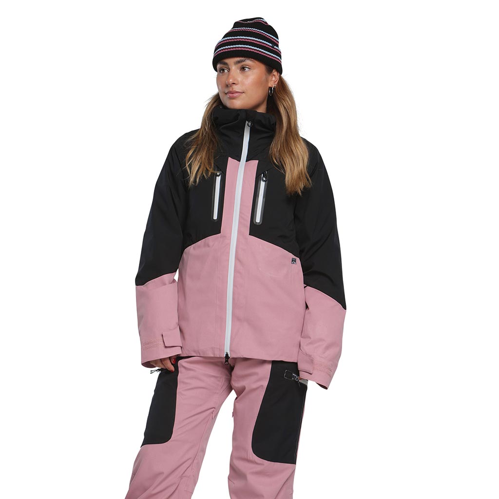 Rojo 2026 Womens All Terrain Jacket - True Black/Lilas