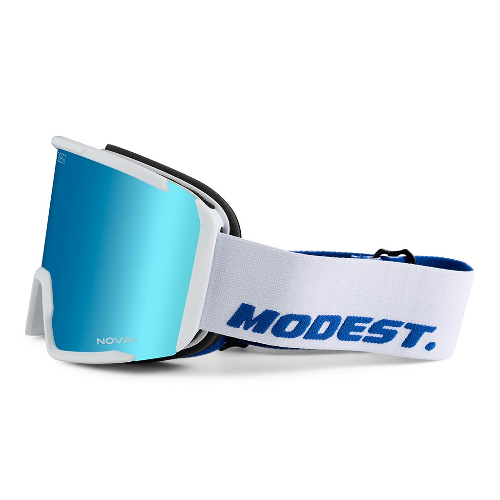 Modest Realm Snow Goggle - White/Blue