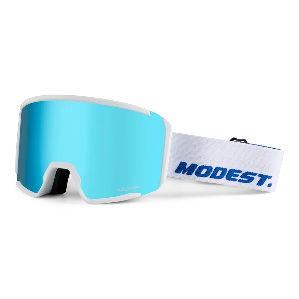 Modest Realm Snow Goggle - White/Blue