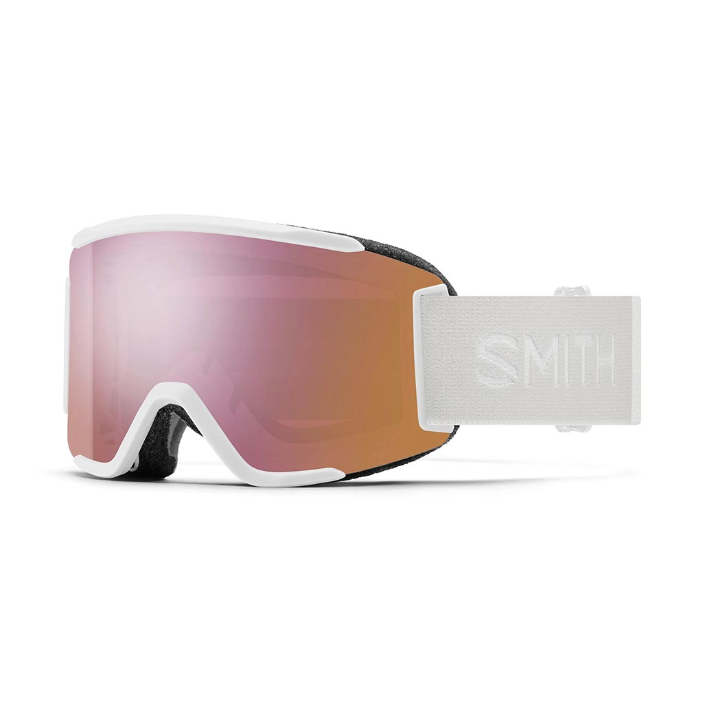 Smith Squad S Goggles - White Vapor/Chromapop Rose Gold