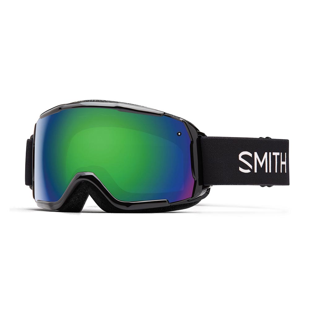 Smith Grom Goggles - Black/Green Sol-X Mirror