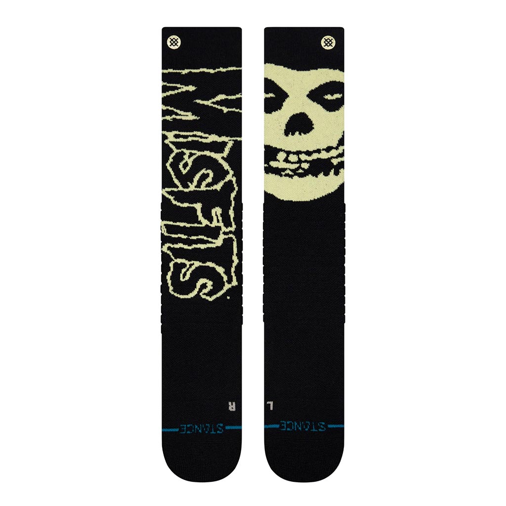 Stance Misfits Wool Snow Socks - Black