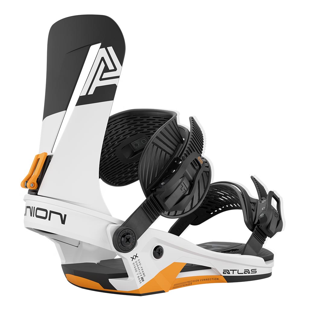 Union 2026 Atlas Bindings - White/Orange