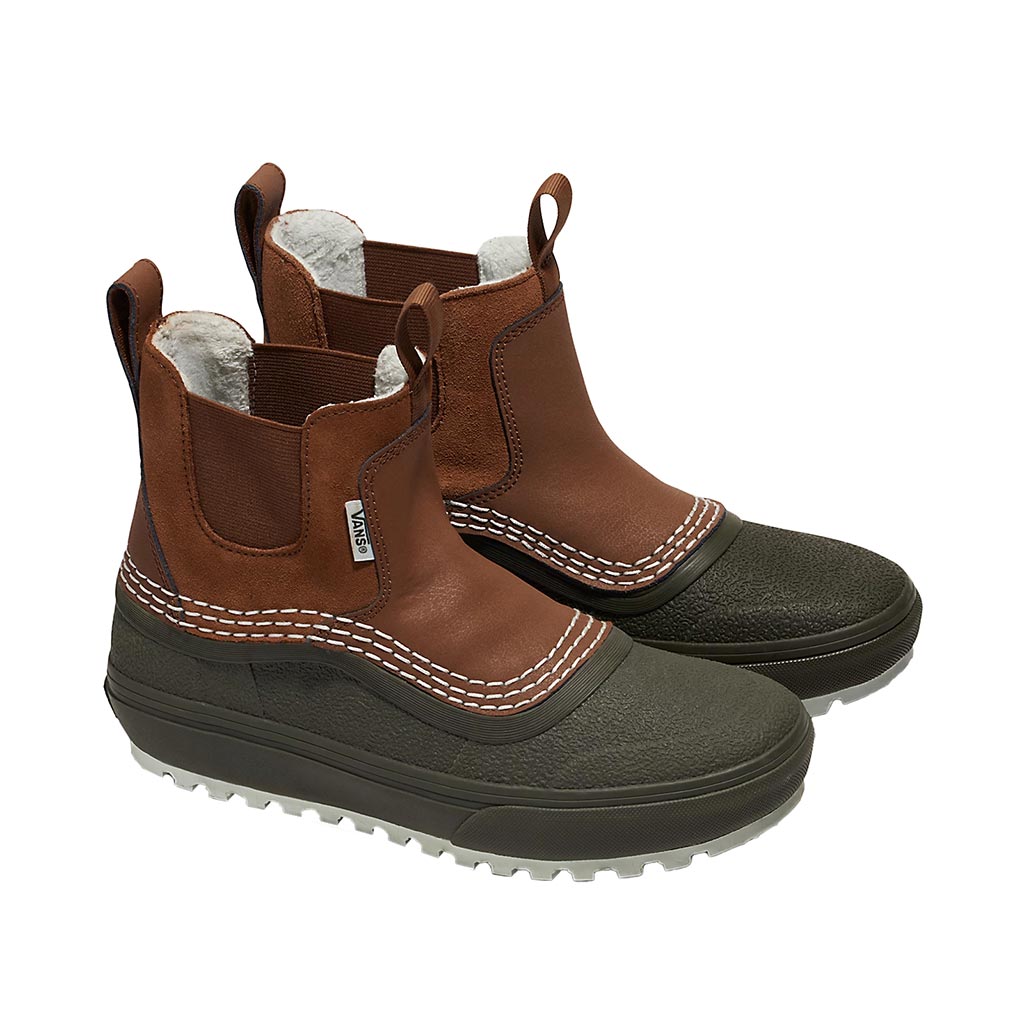 Vans 2025 Chelsea Mid Waterproof Boots - Brown/Green Hana Beaman