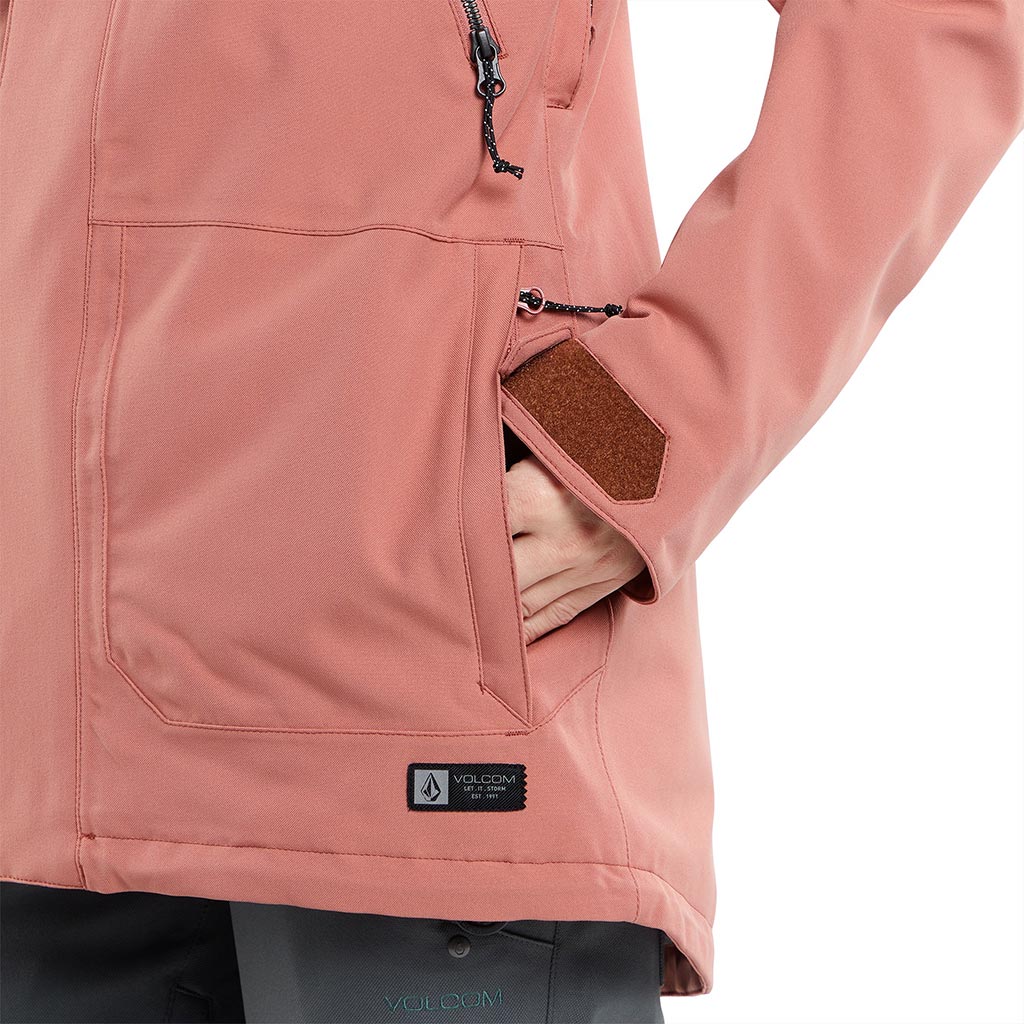 Volcom 2024 Womens Shadow Insulated Jacket - Earth Pink