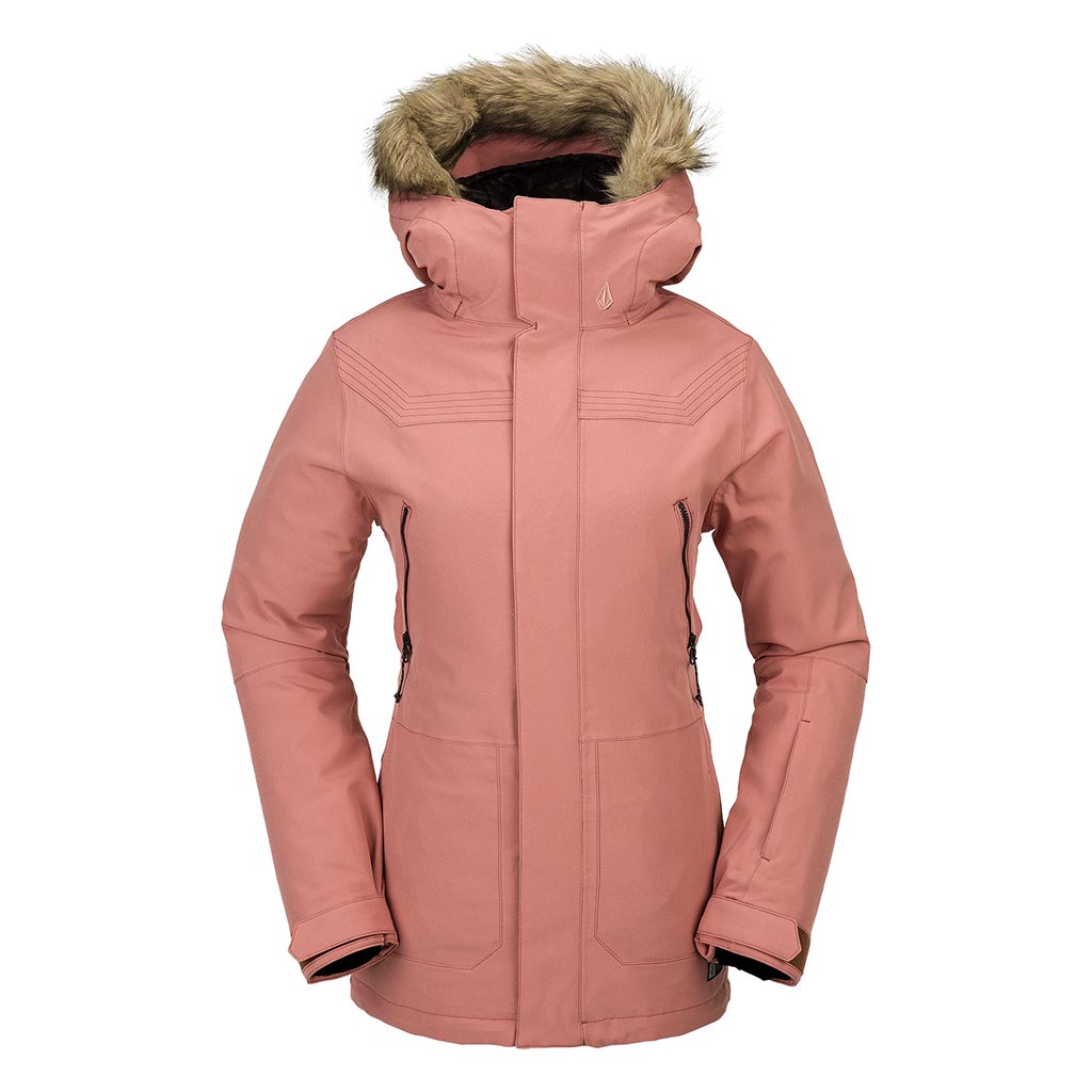 Volcom 2024 Womens Shadow Insulated Jacket - Earth Pink