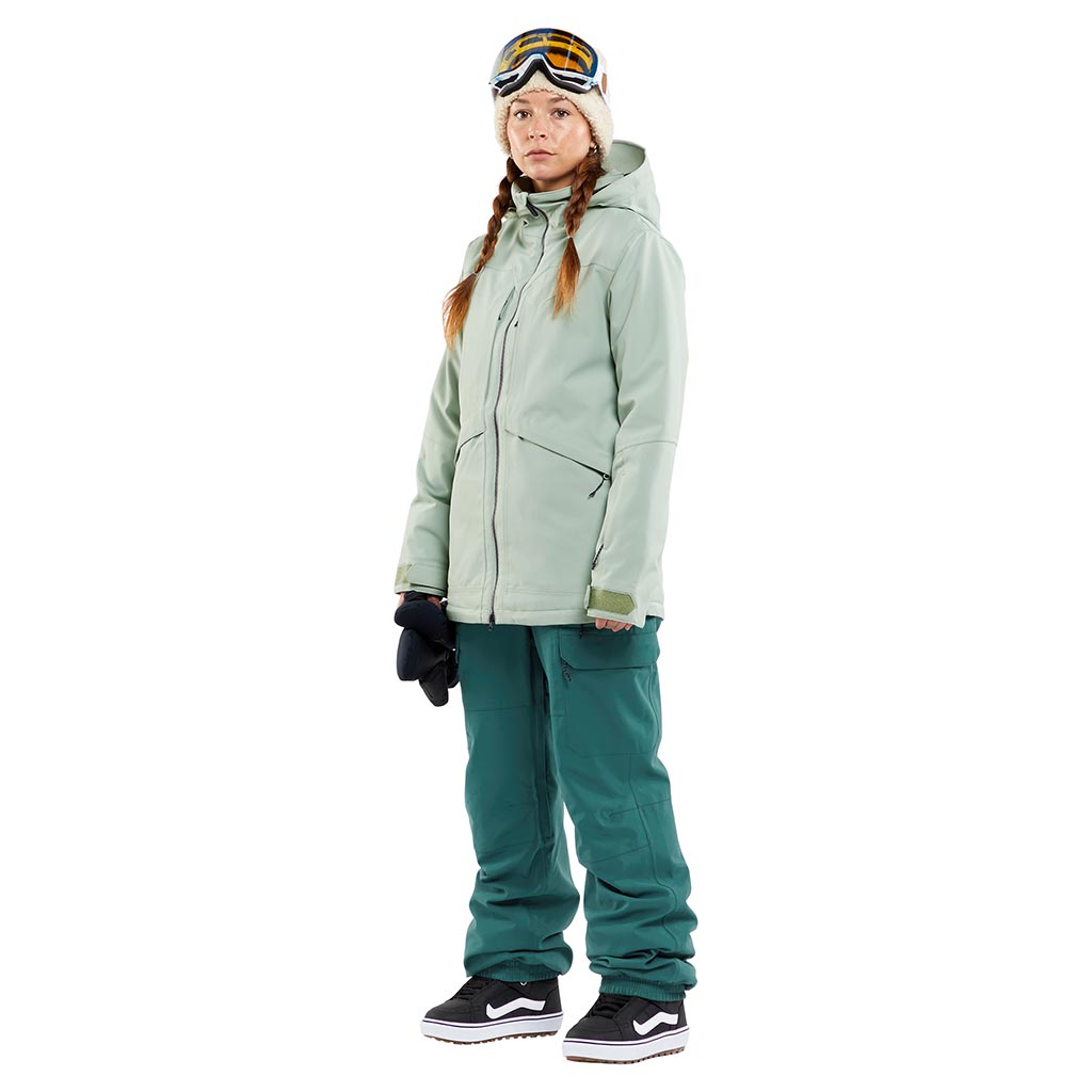 Volcom 2024 Womens Shelter 3D Stretch Jacket - Sage Frost