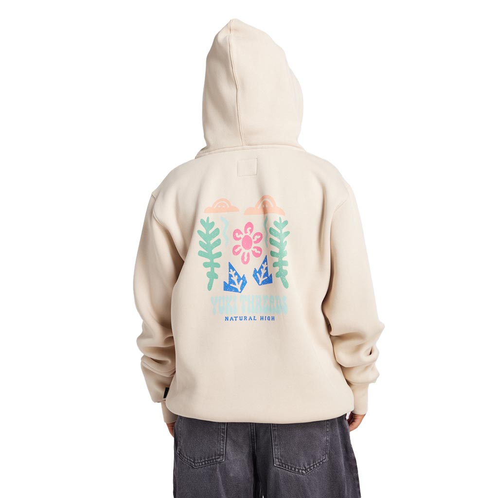 Yuki Threads Natural High Hoodie - Stone