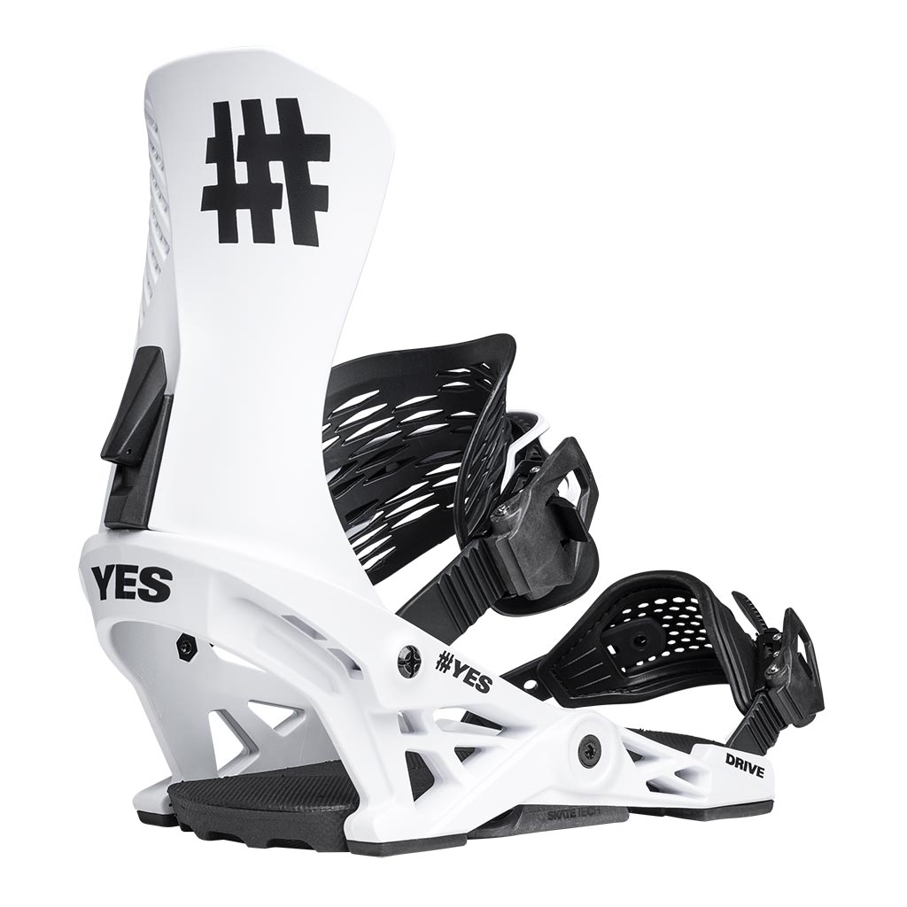 Yes 2026 Drive Bindings - White
