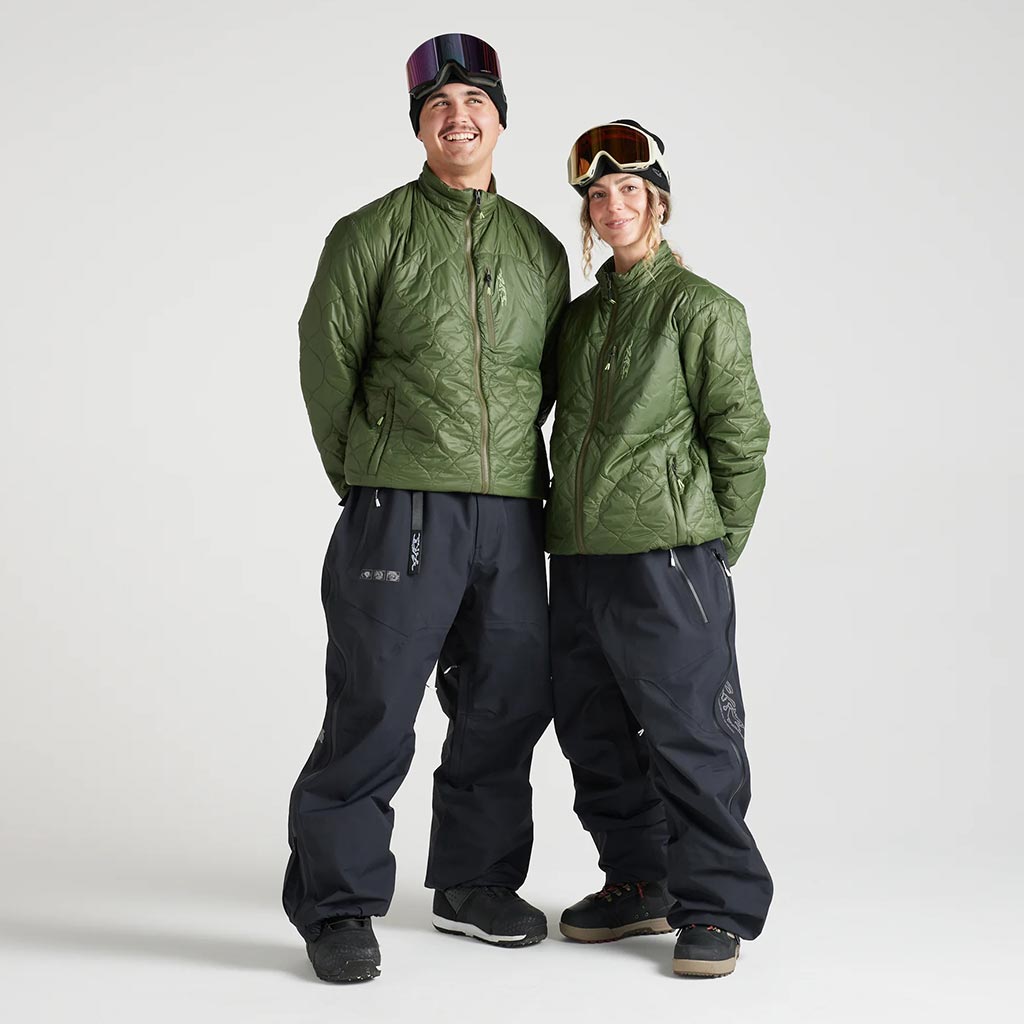 Yuki Threads 2026 Slack Country Puffer - Rifle Green
