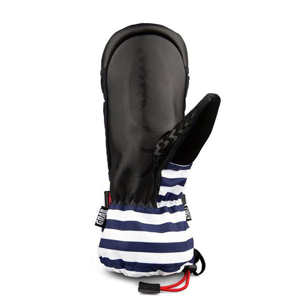 Crab Grab 2020 Womens Cinch Mitt - Navy Stripe - Medium