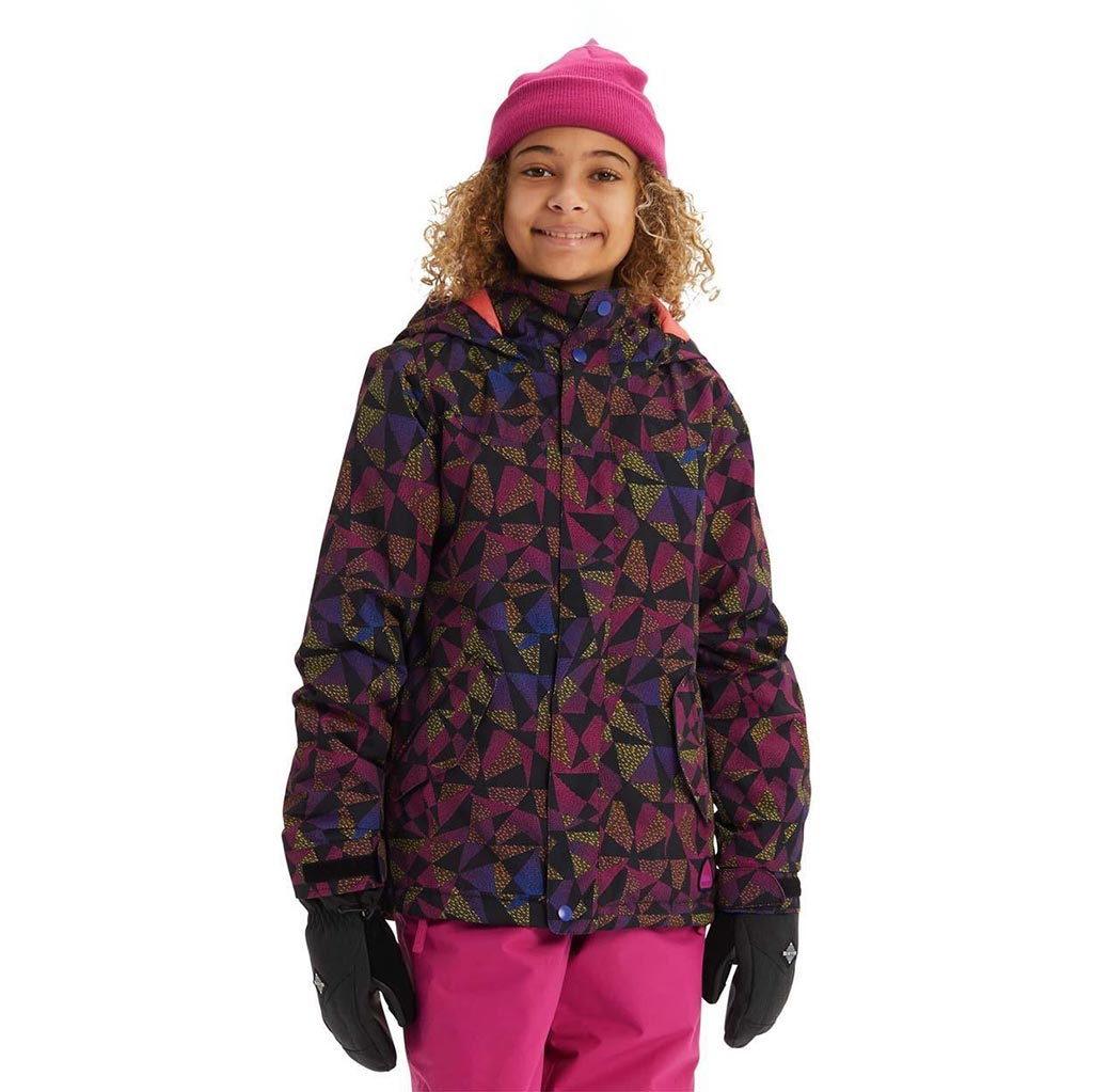 Burton 2020 Girls Elodie Jacket - True Black Morse Geo - Sale