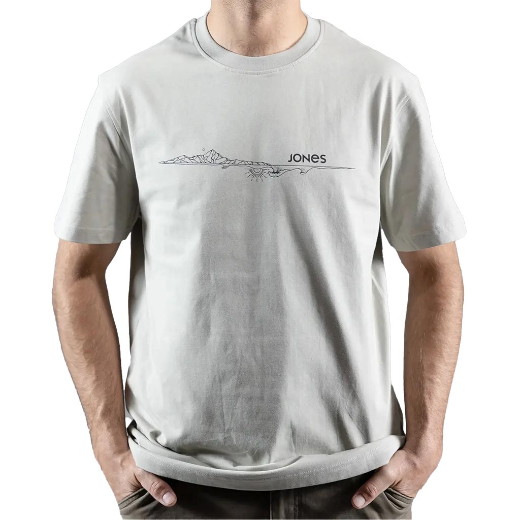 Jones Flagship Organic Cotton Tee - Smoke Grey