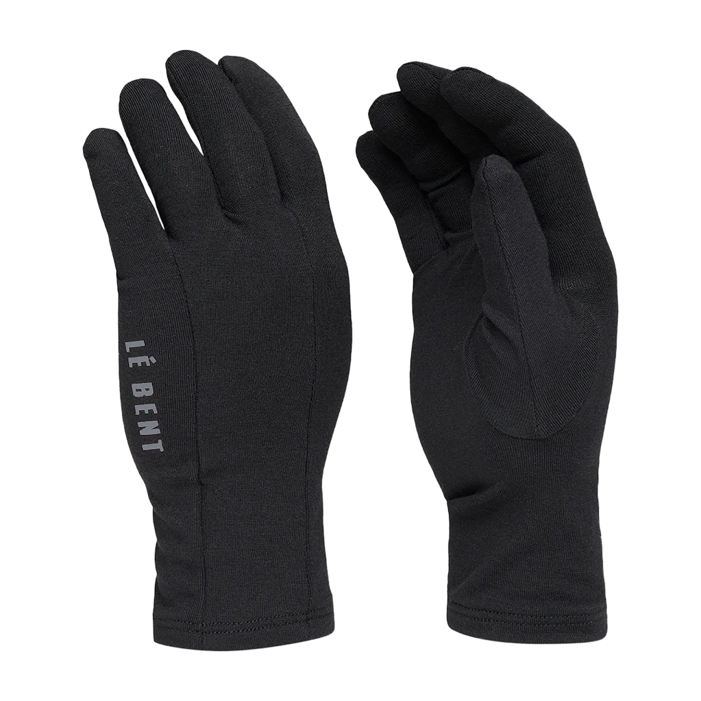 Le Bent Midweight Glove Liner - Black