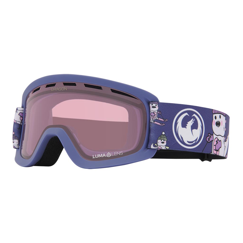 Dragon Lil D Kids Goggle - Lil Kaiju/Light Rose