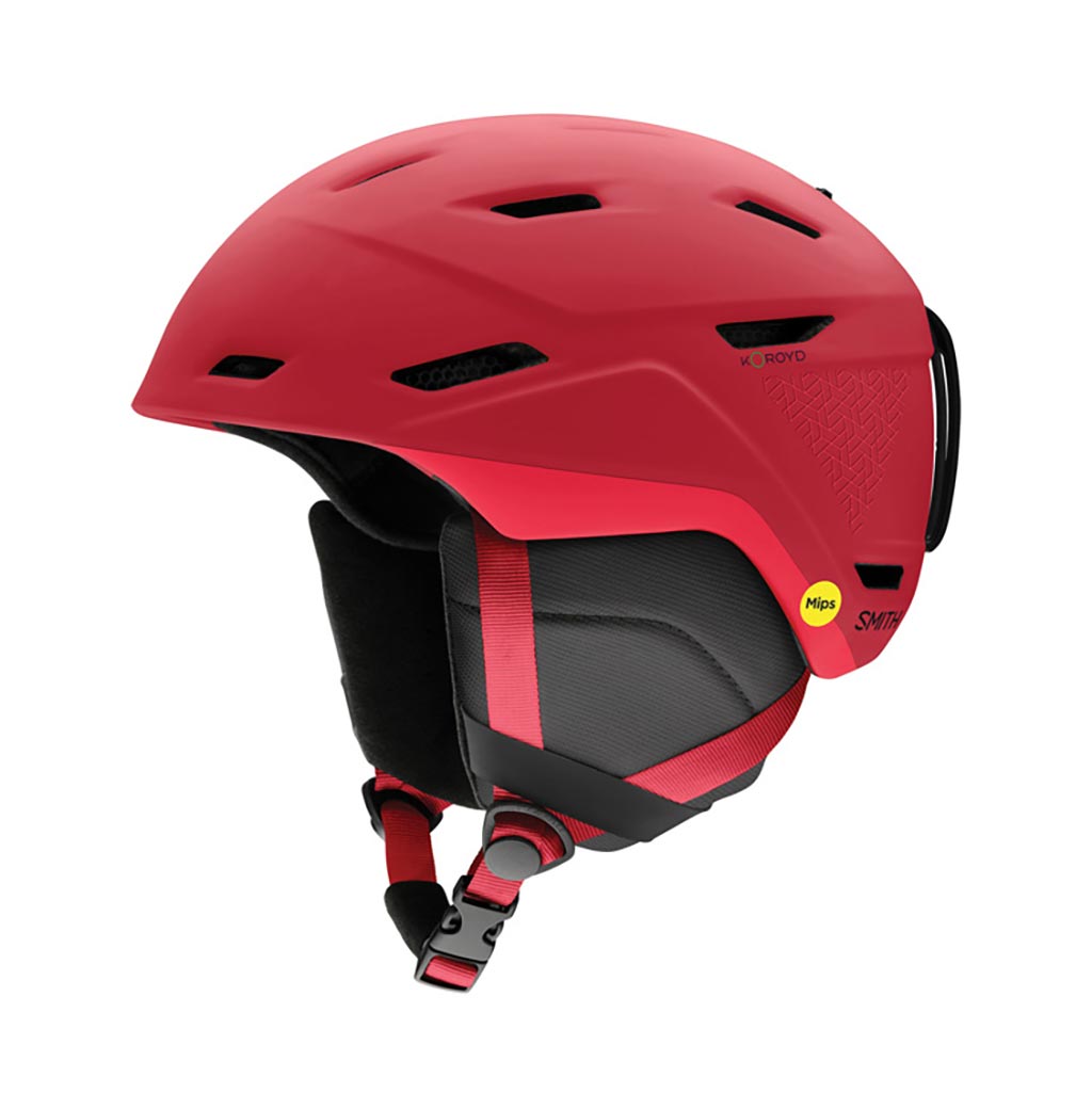 Smith Mission MIPS Snow Helmet - Matte Crimson