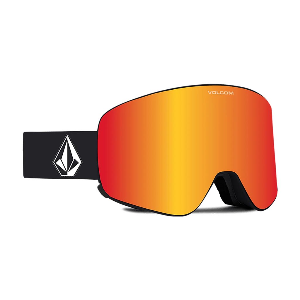 Volcom 2024 Odyssey Goggle with Extra Lens - Matte Black/Red Chrome