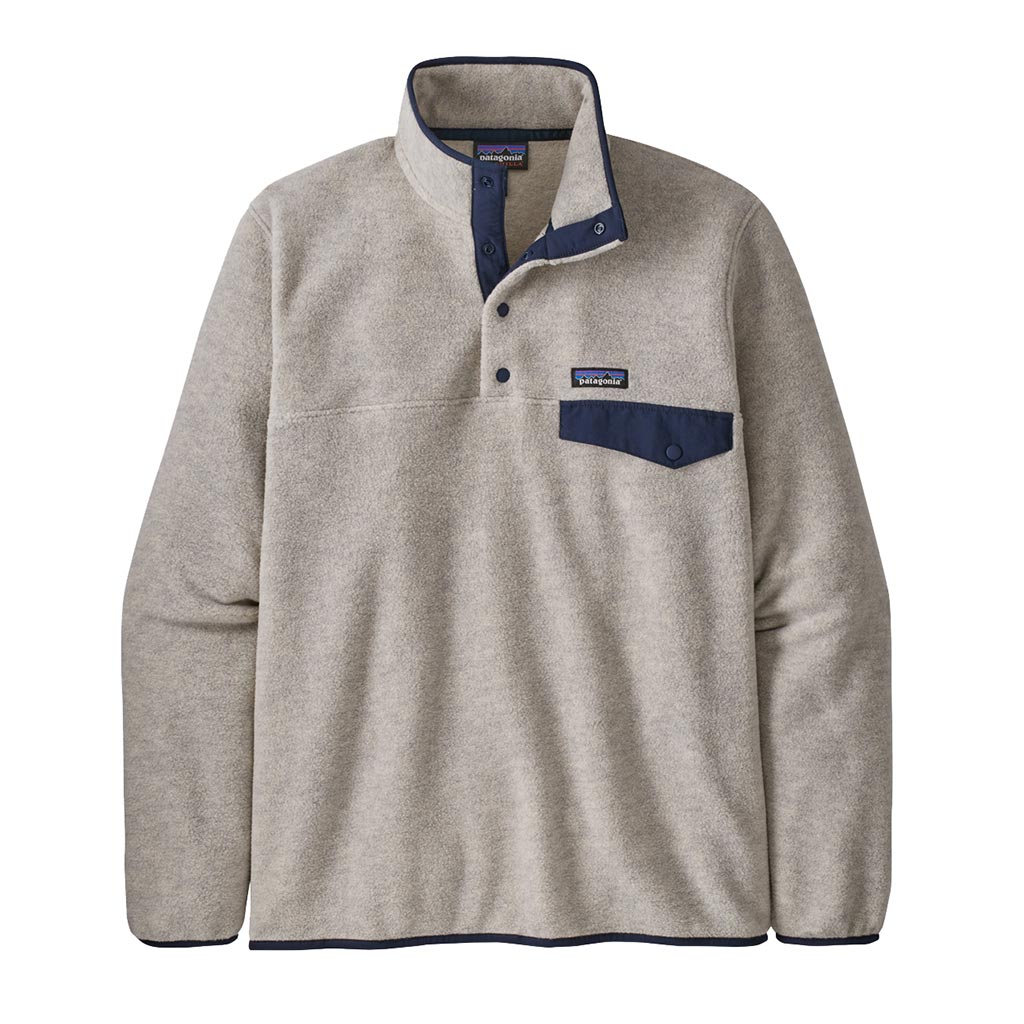 Patagonia Lightweight Synchilla Snap T Pullover - Oatmeal Heather