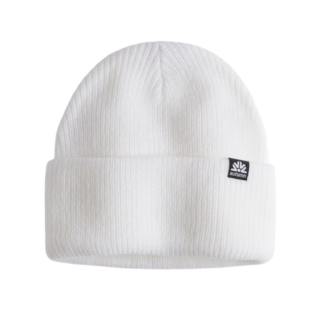Autumn Simple Beanie - White