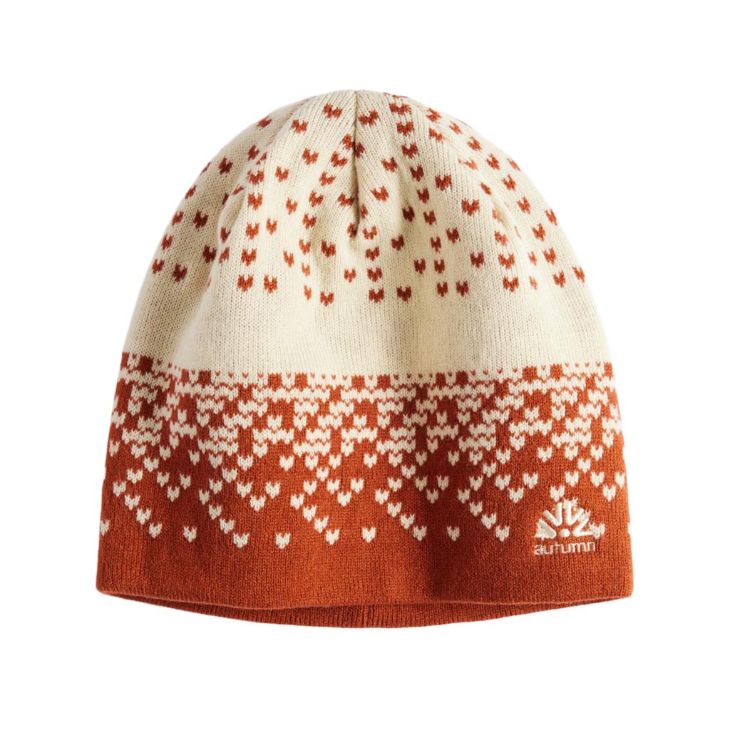 Autumn Warp Beanie - Eggshell