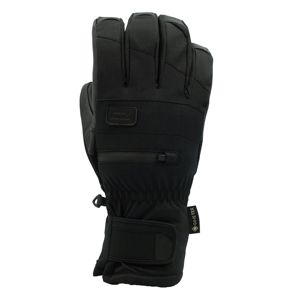 Pow 2026 Wayback GTX Short Glove + Leather - Black