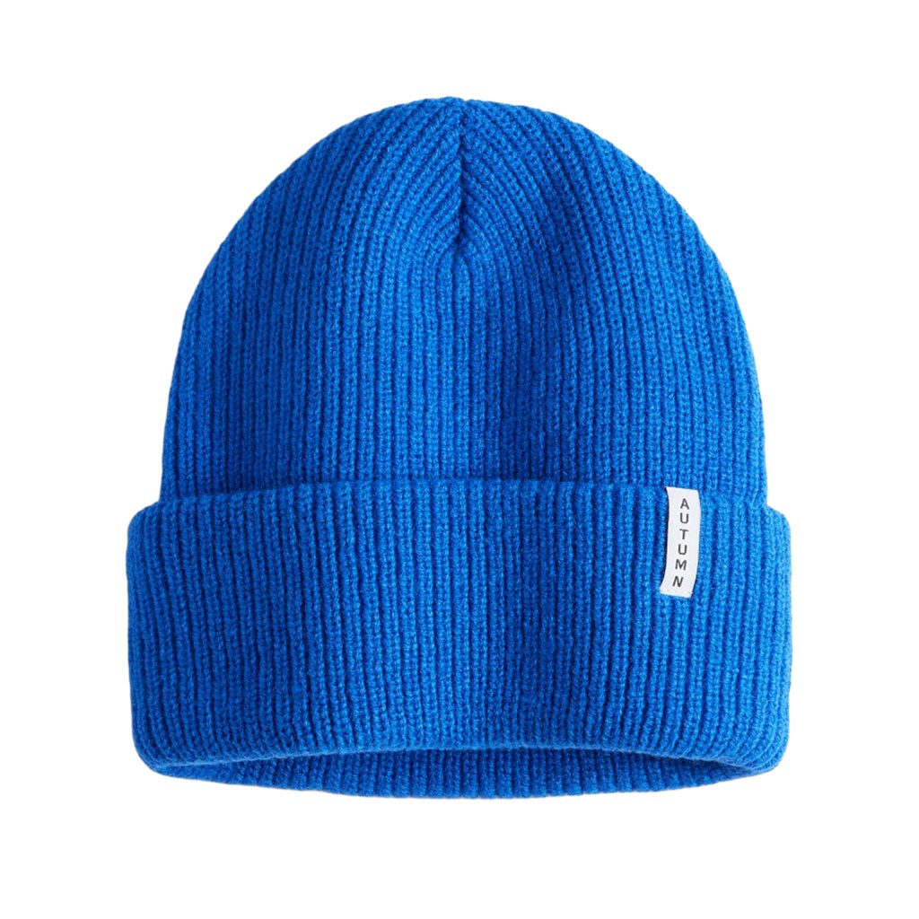 Autumn Youth Solid Beanie - Cobalt Blue