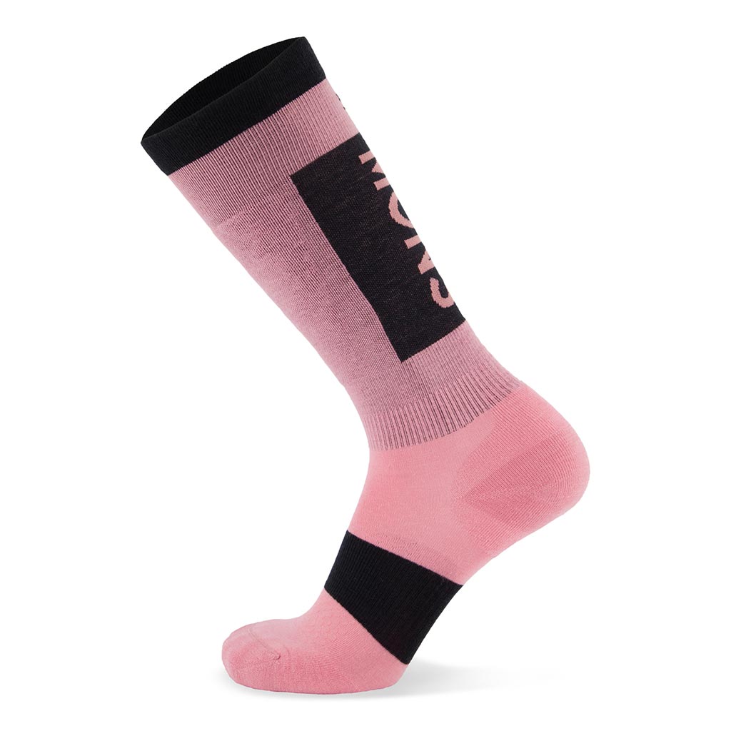 Mons Royal Atlas Merino Snow Socks - Dusty Pink - Small