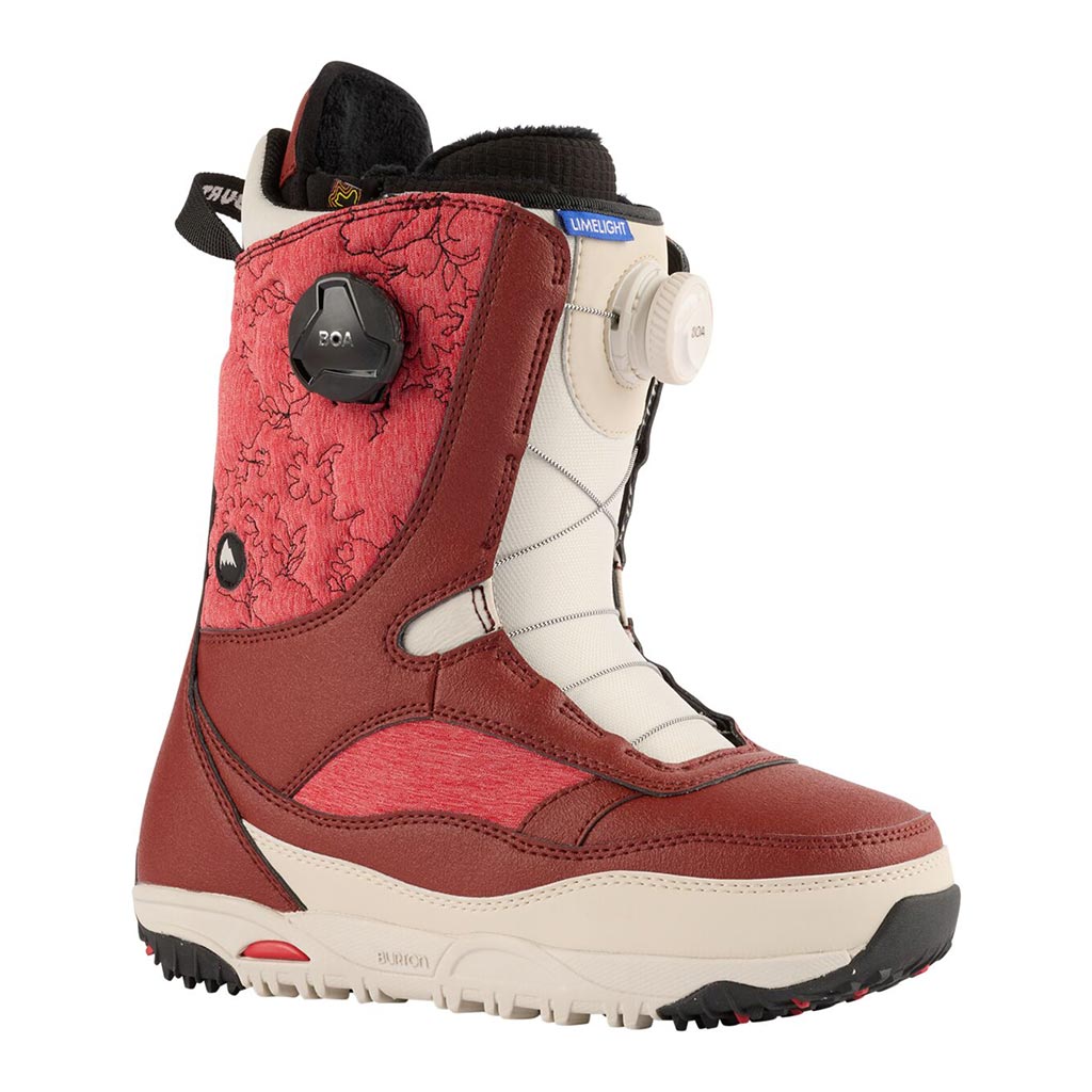 Burton 2023 Womens Limelight Boa Boots - Red/Stout White