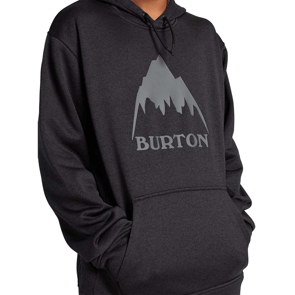 Burton Oak Pullover - True Black Heather