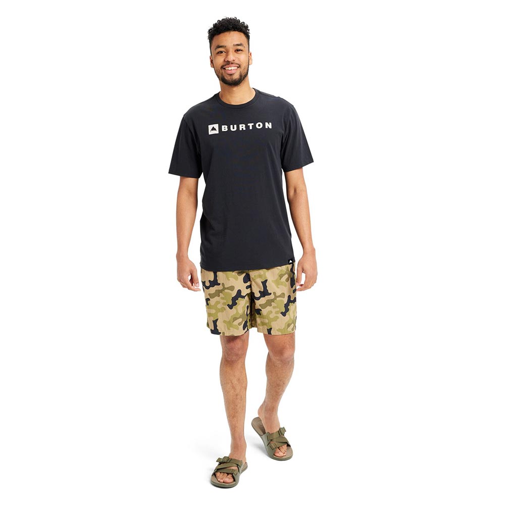 Burton Horizontal Mountain Tee - True Black