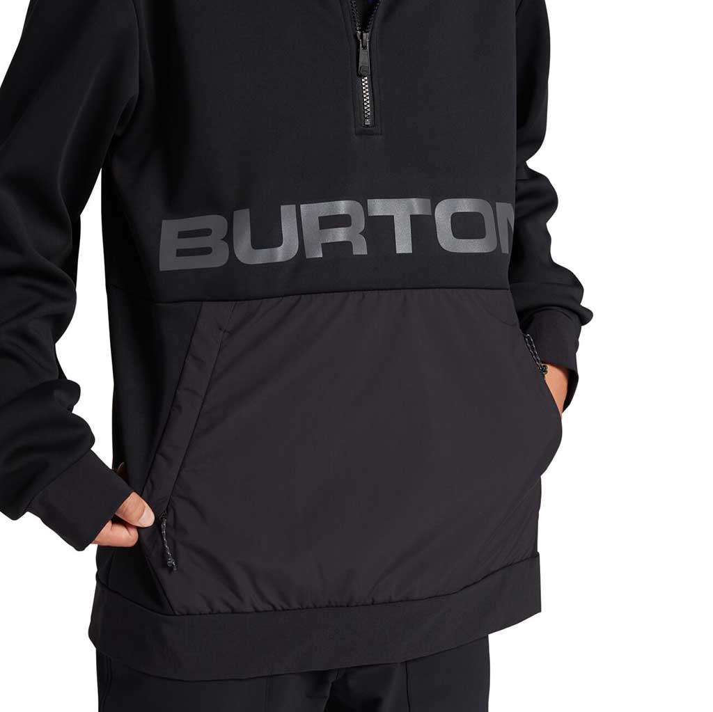 Burton Crown Weatherproof Performance Pullover - True Black