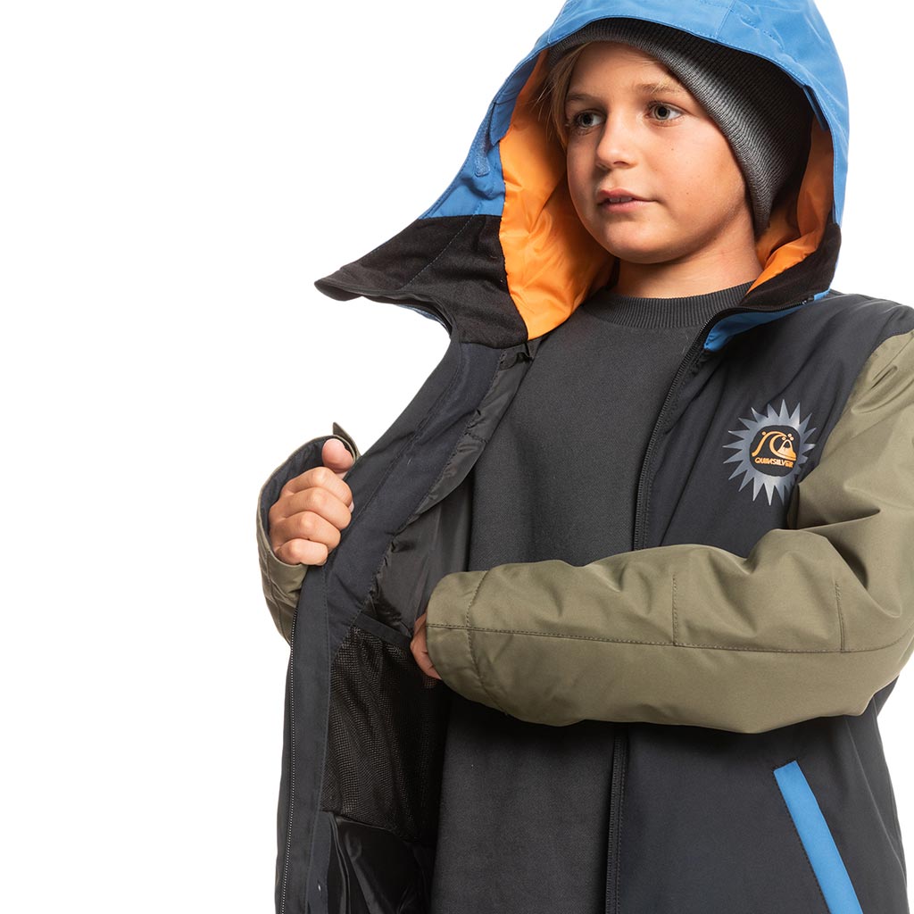 Quiksilver 2023 Youth In The Hood Jacket - Black
