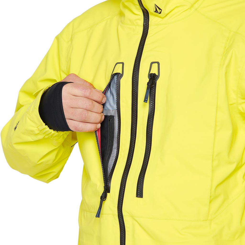 Volcom 2023 Gore-Tex Guide Jacket - Citron