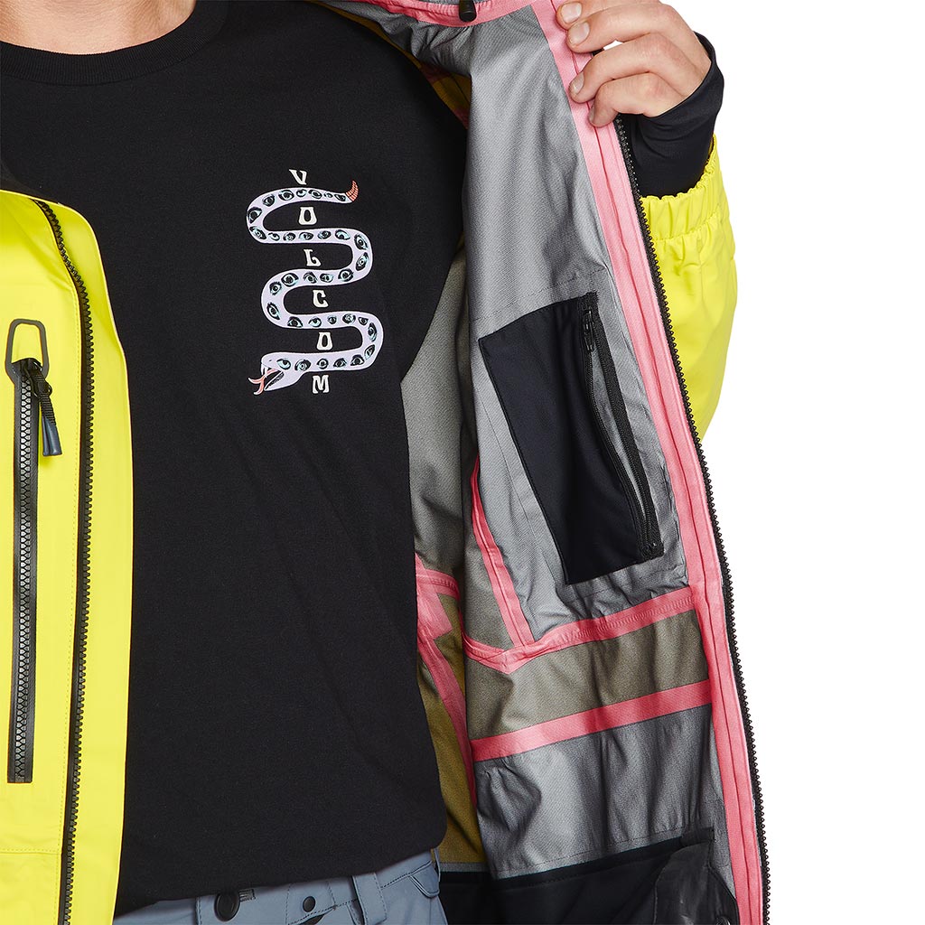 Volcom 2023 Gore-Tex Guide Jacket - Citron