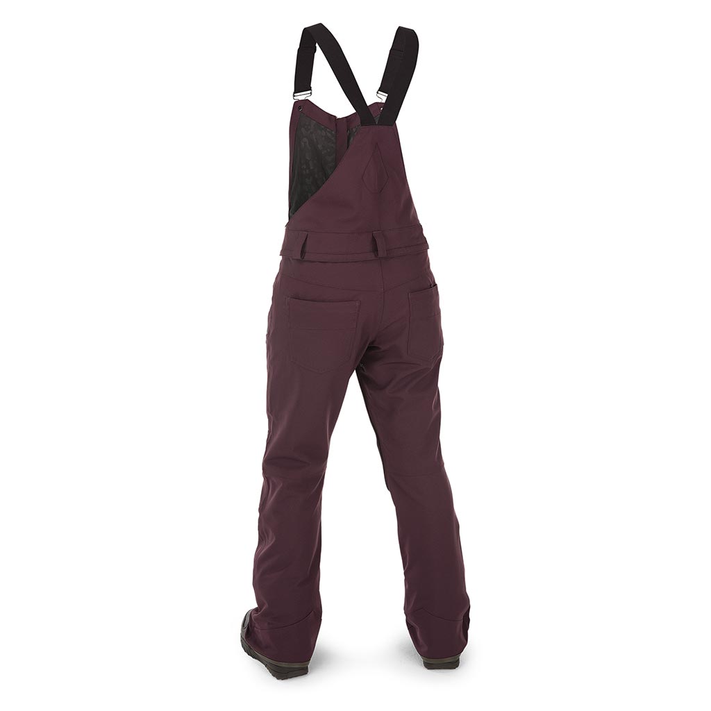 Volcom 2023 Womens Swift Bib Pant - Black Plum