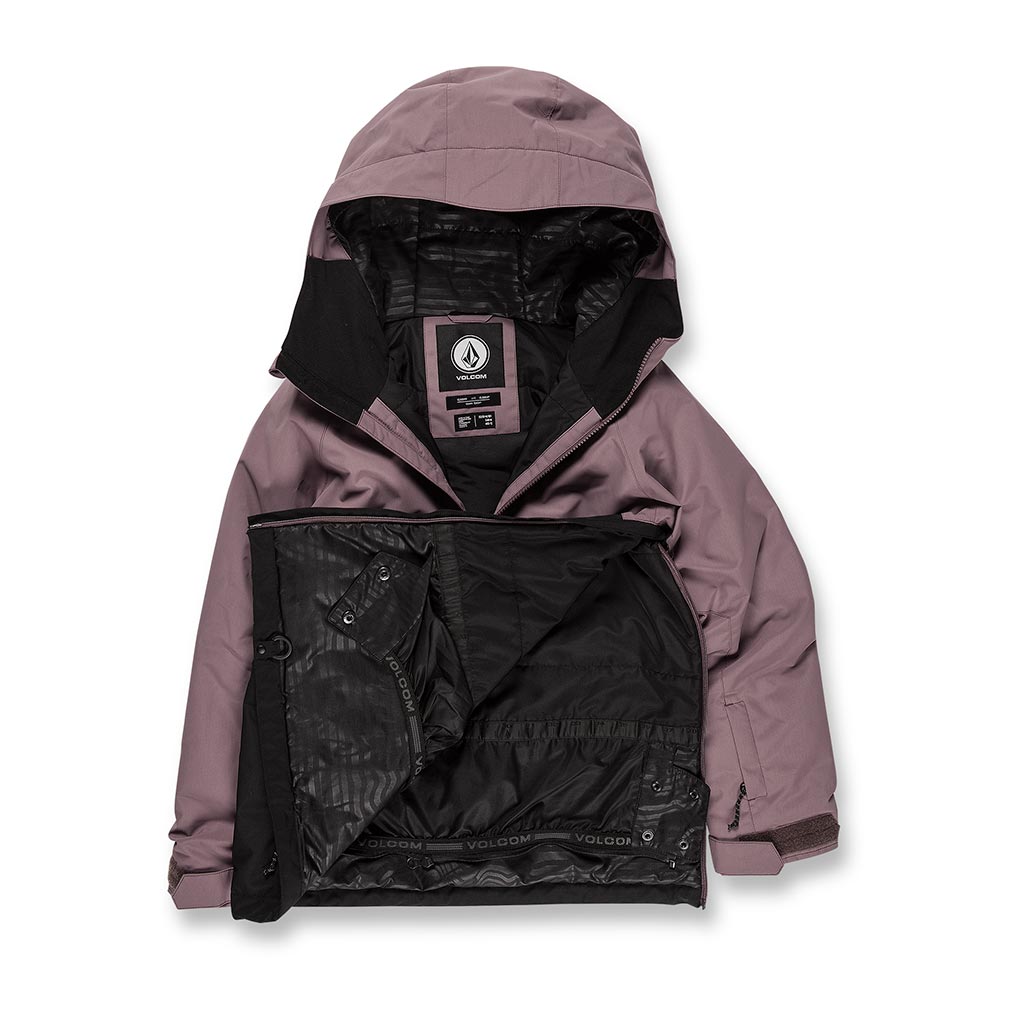 Volcom 2023 Kids Daybreak Insulated Pullover Jacket - Rosewood