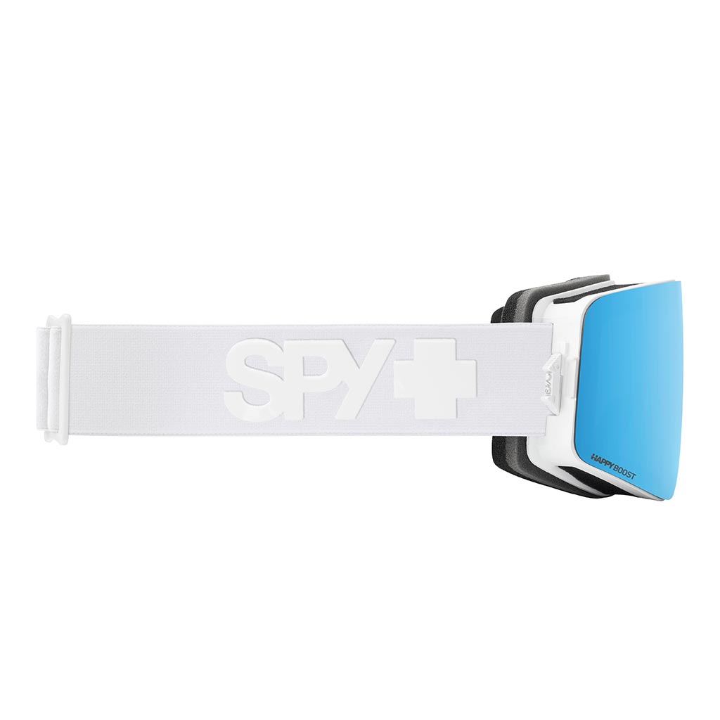 Spy  Marauder Elite Boost Goggle + Extra Lens - Matte White/Happy Boost Blue