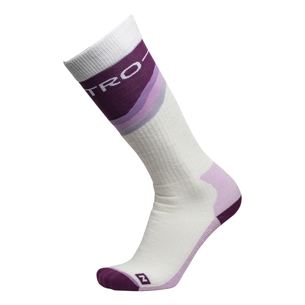 Nitro Womens Cloud 5 Socks - White/Purple